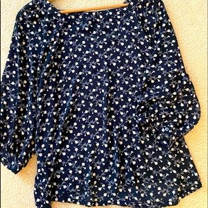Flowered Loft Blouse